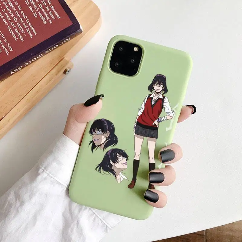 Crazy Excitement Manga Kakegurui Phone Case Green Candy Color for iPhone 6 7 8 11 12 s mini pro X XS XR MAX Plus
Crazy Excitement Manga Kakegurui Phone Case Green Candy Color for iPhone 6 7 8 11 12 s mini pro X XS XR MAX Plus