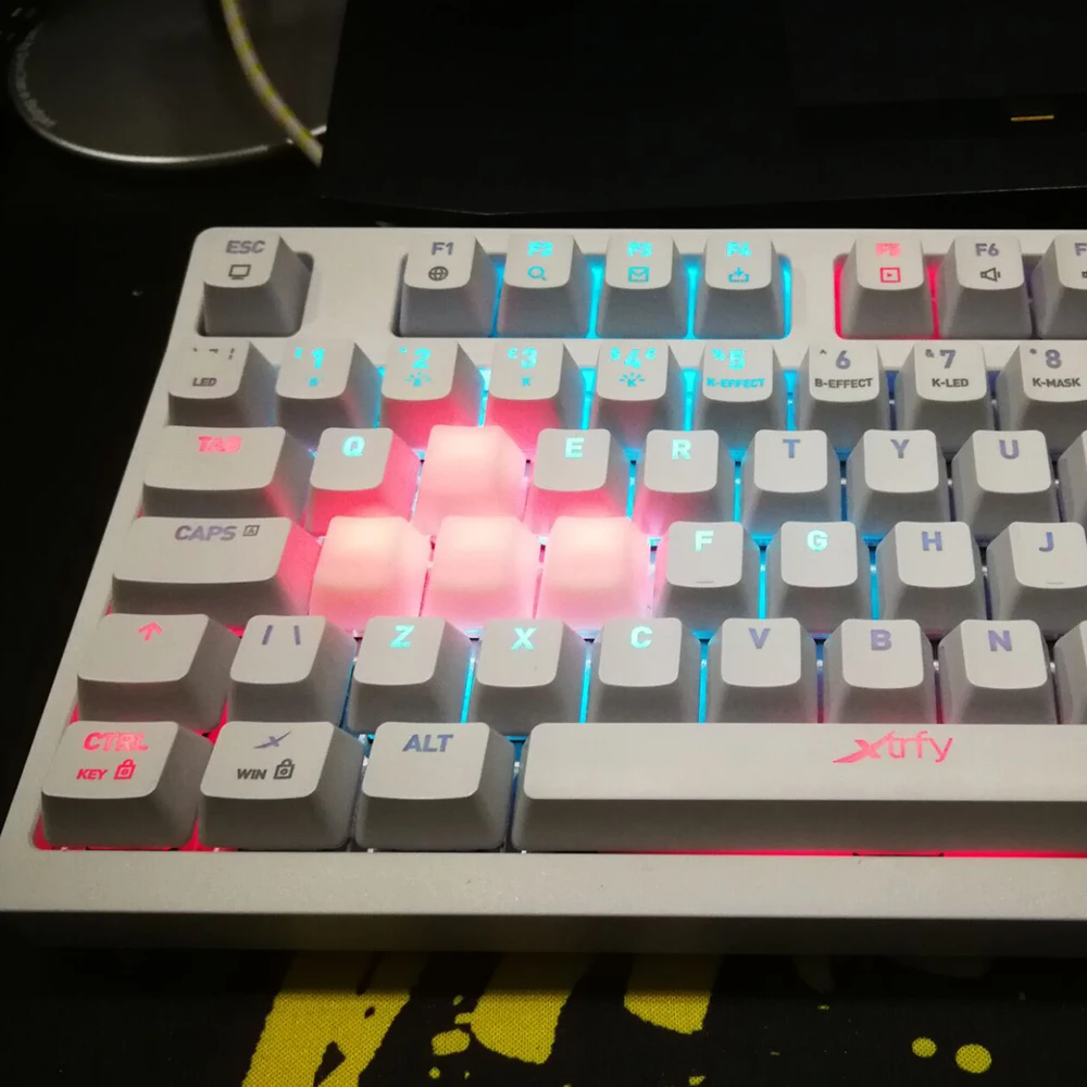 8 шт. ультратонкие белые клавиши со стрелками ABS PC E-sports колпачки для клавиш OEM