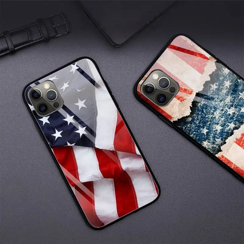 America USA Flag Phone Case Tempered Glass For iphone 11 iPhone 12 11 Pro Max Mini XR XS MAX 8 X 7 6S 6 Plus SE 2020 phone cases
America USA Flag Phone Case Tempered Glass For iphone 11 iPhone 12 11 Pro Max Mini XR XS MAX 8 X 7 6S 6 Plus SE 2020 phone cases