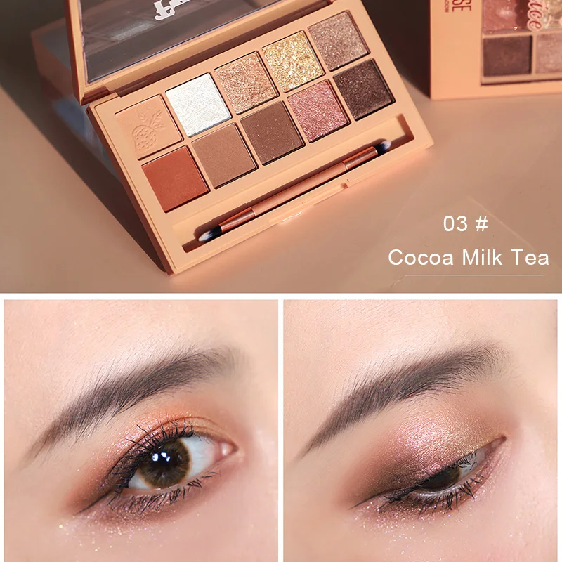 Cosmetics 10 Colors Eyeshadow Palette Shimmers Matte Eyes Makeup Beauty Tool MA
Cosmetics 10 Colors Eyeshadow Palette Shimmers Matte Eyes Makeup Beauty Tool MA