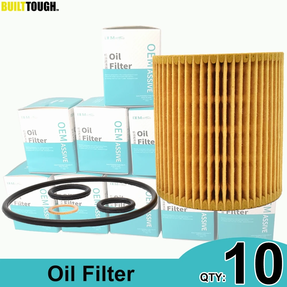 Кол-во 10 11427508969 Масляный фильтр для BMW X1 E84 sDrive18i 2009 2010 2011 2012 2013 2014 2015 / 3 серии 2005 2006 2007