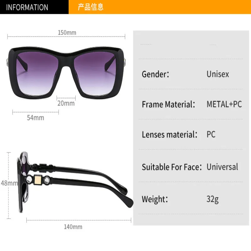 2021 New Square Diamond Sunglasses Women Designer Trend Eyewear Luxury Vintage Fashion Oversized Elegant Sun Glasses Big Shades
2021 New Square Diamond Sunglasses Women Designer Trend Eyewear Luxury Vintage Fashion Oversized Elegant Sun Glasses Big Shades