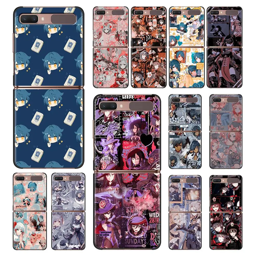 Genshin Impact Anime Luxury Foldable Hard Case For Samsung Z Flip Phone Case For Galaxy Z Flip Z Flip3 5G Back Cover Fundas 
Genshin Impact Anime Luxury Foldable Hard Case For Samsung Z Flip Phone Case For Galaxy Z Flip Z Flip3 5G Back Cover Fundas