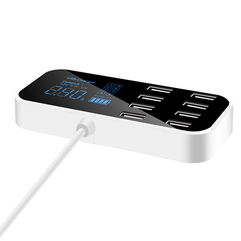 8 Ports USB Charger USB Charger HUB LCD Display Multi USB Charging Station For Multi-Port Car Lighter Charging Dropshipping CSV
8 Ports USB Charger USB Charger HUB LCD Display Multi USB Charging Station For Multi-Port Car Lighter Charging Dropshipping CSV