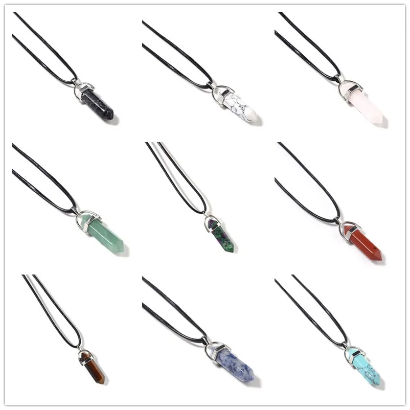 Seven Chakra Leather Rope Stone Bullet Pendant For Jewelry Making Necklace Earrings Diy Accessories Wholesale
Seven Chakra Leather Rope Stone Bullet Pendant For Jewelry Making Necklace Earrings Diy Accessories Wholesale