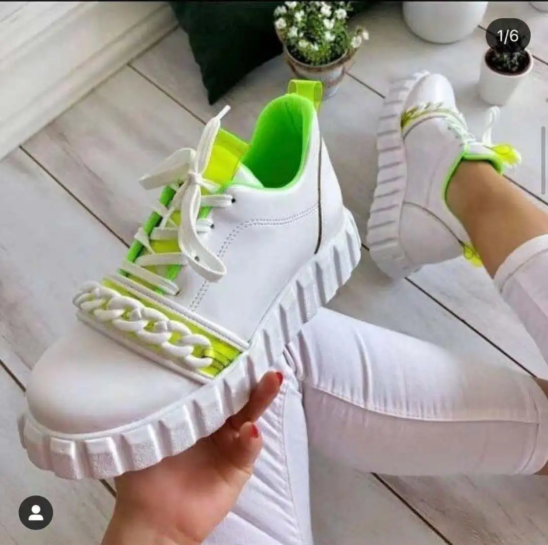 Women Sneakers Fashion Flat Shoe Metal Chain Casual Shoe Comfort Moccasin Female Jelly Colored Sport Shoe Walking Shoe Boardshoe 
Women Sneakers Fashion Flat Shoe Metal Chain Casual Shoe Comfort Moccasin Female Jelly Colored Sport Shoe Walking Shoe Boardshoe