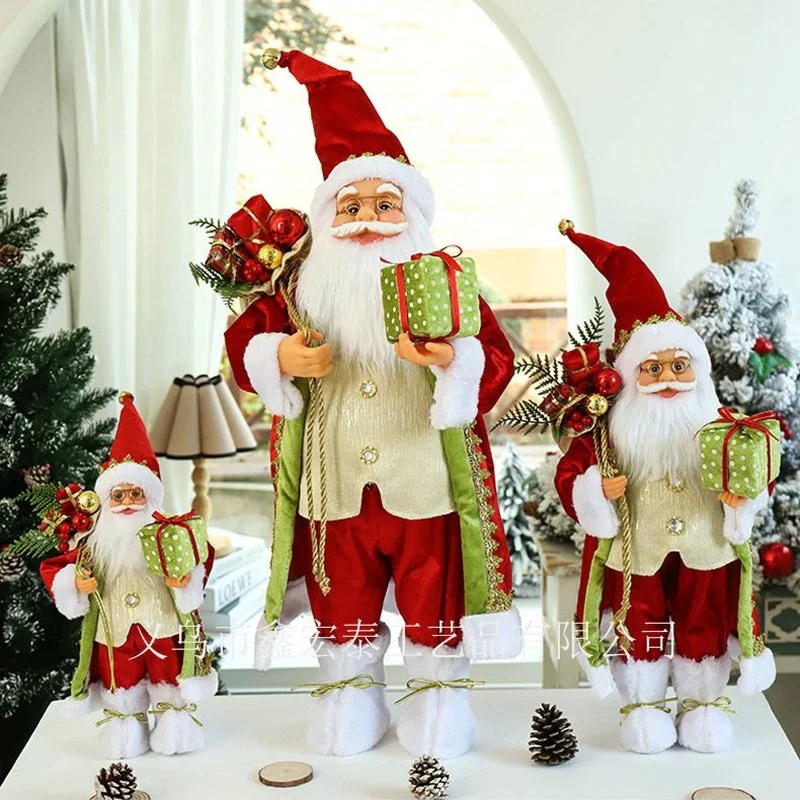 2021 Red Santa Claus Christmas Decoration Chrismas Creative Fabric Doll Old Man Party Supplies Navidad Accessories
2021 Red Santa Claus Christmas Decoration Chrismas Creative Fabric Doll Old Man Party Supplies Navidad Accessories