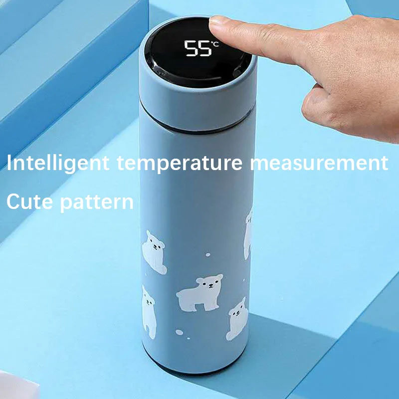 450ML Polar Bear Temperature LED Display Thermos Coffee Tea Milk Mug Vacuum Bottle Stainless Steel Water Bottle for Travel Car
450ML Polar Bear Temperature LED Display Thermos Coffee Tea Milk Mug Vacuum Bottle Stainless Steel Water Bottle for Travel Car