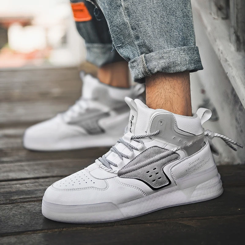 Spring Men Flats Casual Shoes High Top Leather Man Sneakers Brand Designer Casual Shoes Male Luxury Brand Men Walking Shoe
Spring Men Flats Casual Shoes High Top Leather Man Sneakers Brand Designer Casual Shoes Male Luxury Brand Men Walking Shoe