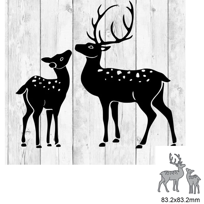 2pcs Elk Metal Cutting Dies For DIY Scrapbook Cutting Die Paper Cards Embossed Decorative Craft Die Cut New
2pcs Elk Metal Cutting Dies For DIY Scrapbook Cutting Die Paper Cards Embossed Decorative Craft Die Cut New