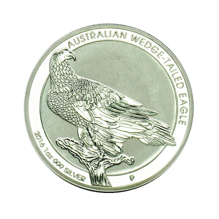 

Australian Wedge-tailed Eagle Commemorative Coin 2016 Silver 1 Dollar Copy Badge Non-currency Coins
