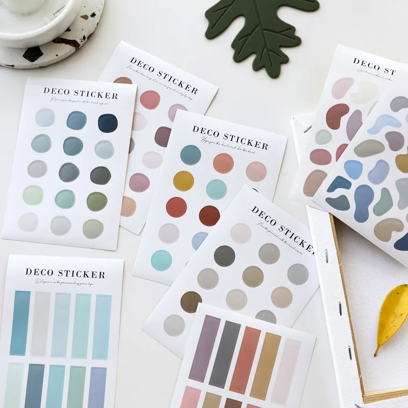 2PCS/Pack Morandi Color High Quality Dot Stickers DIY Handmade Gift Card Scrapbook Material Photo Album Day Decoration Supplies
2PCS/Pack Morandi Color High Quality Dot Stickers DIY Handmade Gift Card Scrapbook Material Photo Album Day Decoration Supplies