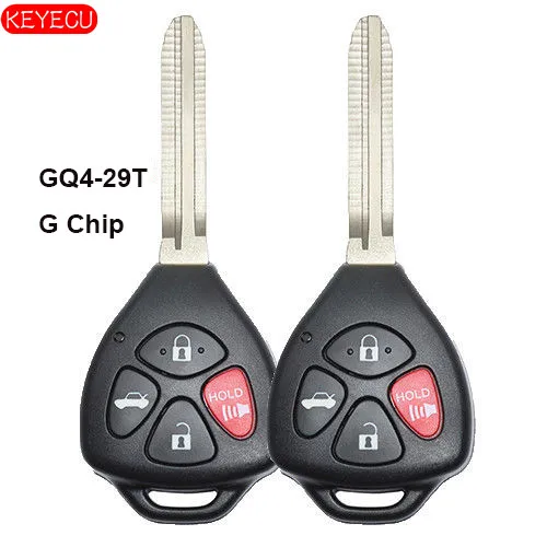KEYECU Remote Key Fob Replacement for Toyota 2010-2013 Corolla,2009-2016 Venza FCC: GQ4-29T - G
KEYECU Remote Key Fob Replacement for Toyota 2010-2013 Corolla,2009-2016 Venza FCC: GQ4-29T - G