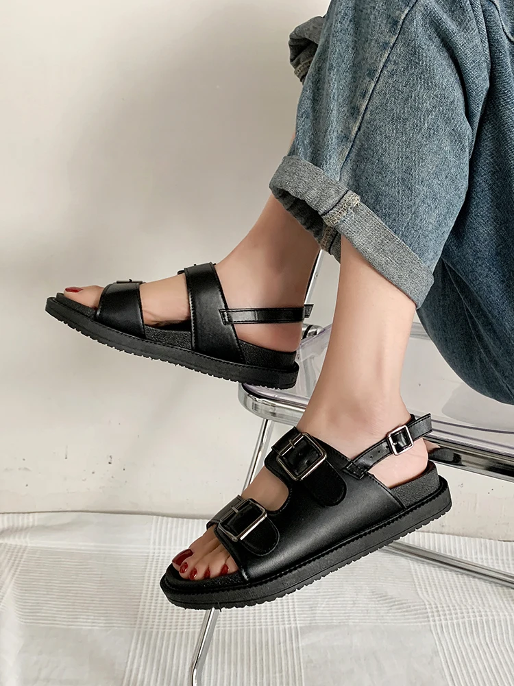 2021 Sandals Clear Heels Female Shoe New Fashion Girls Sports Low Beige Comfort Summer Flat Back Strap Rubber Rome Solid Basic F 
2021 Sandals Clear Heels Female Shoe New Fashion Girls Sports Low Beige Comfort Summer Flat Back Strap Rubber Rome Solid Basic F