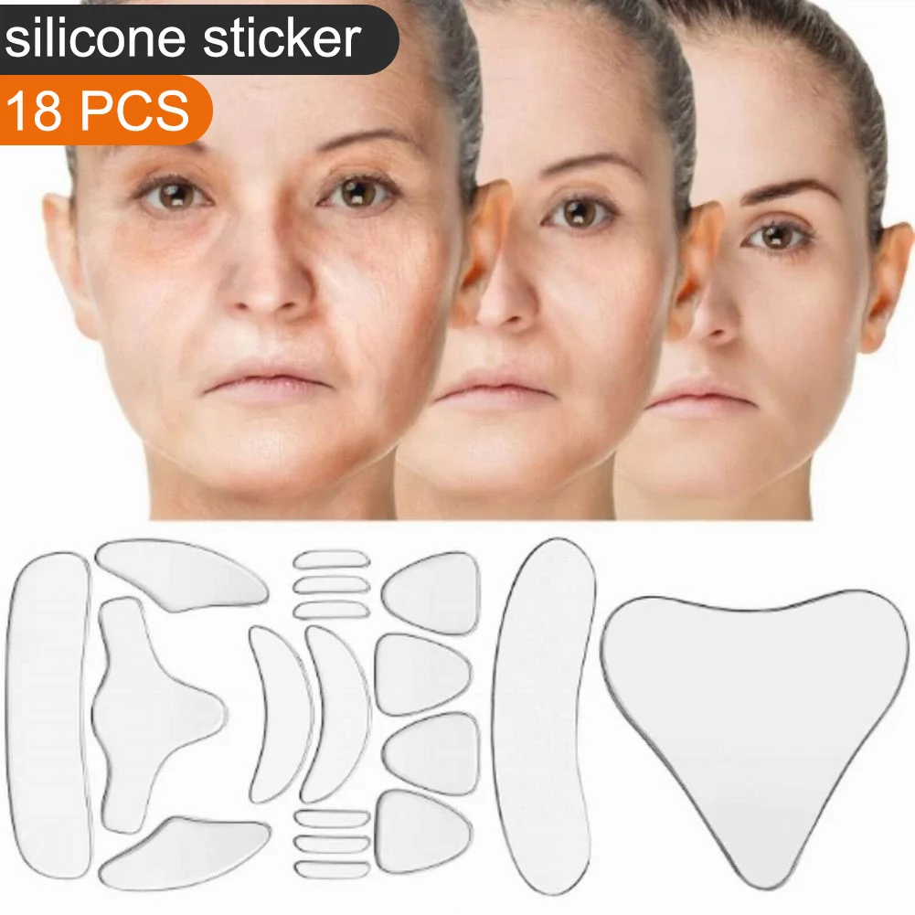 18pcs Face Wrinkle Patch For Smoothing Eye Forehead Mouth Neck Wrinkles Reusable Anti Wrinkle Strips Silicone Patch Prevents
18pcs Face Wrinkle Patch For Smoothing Eye Forehead Mouth Neck Wrinkles Reusable Anti Wrinkle Strips Silicone Patch Prevents