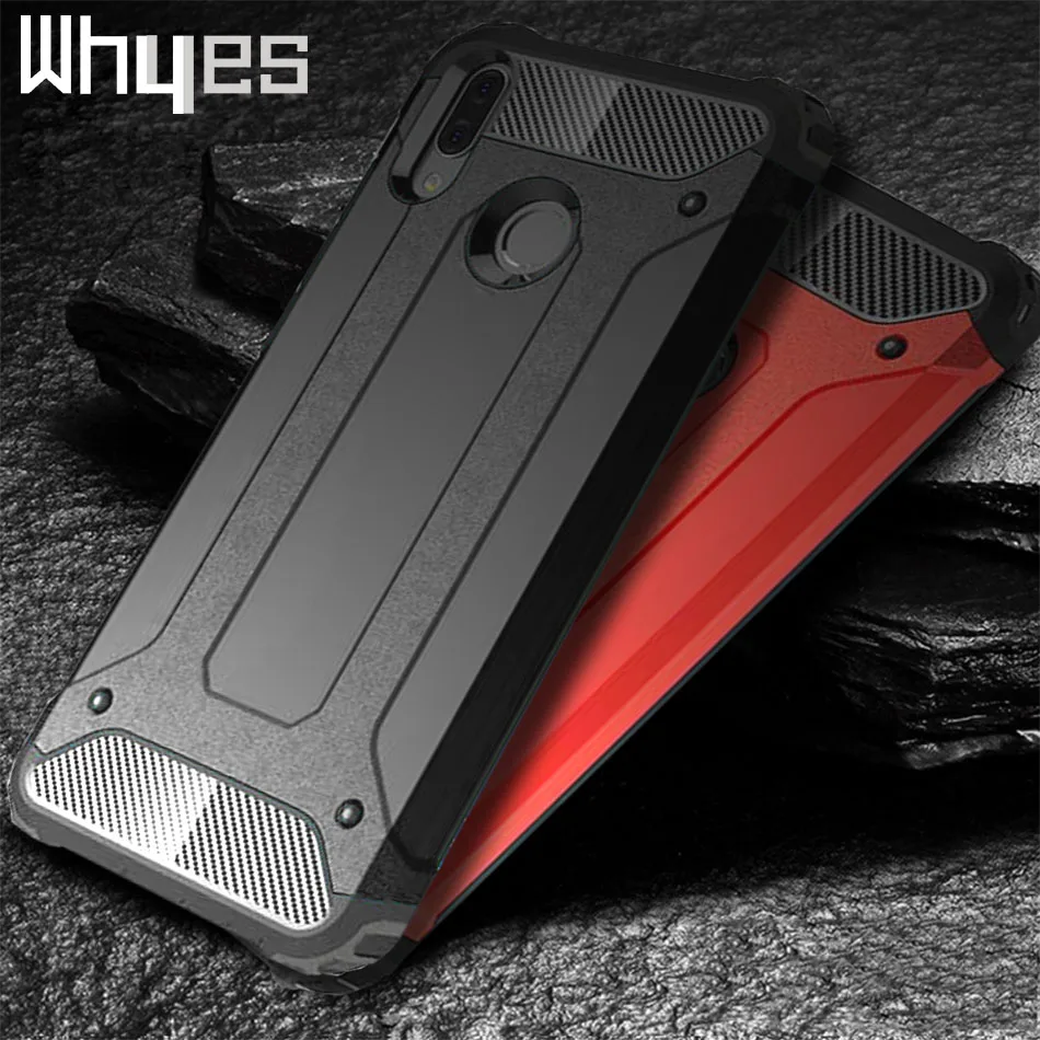 Силиконовый чехол Whyes для Huawei Y6 2019 Y7 Pro Y5 Y9 2018 противоударный повышенной прочности