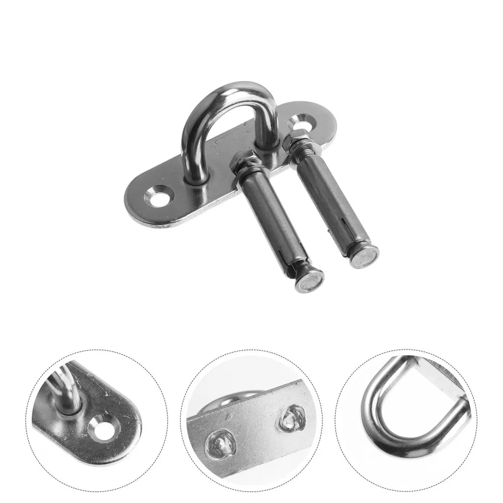 2Pcs Suspension Stainless Steel Fixed Hook Ceiling Hook Storage Ring Hook
2Pcs Suspension Stainless Steel Fixed Hook Ceiling Hook Storage Ring Hook