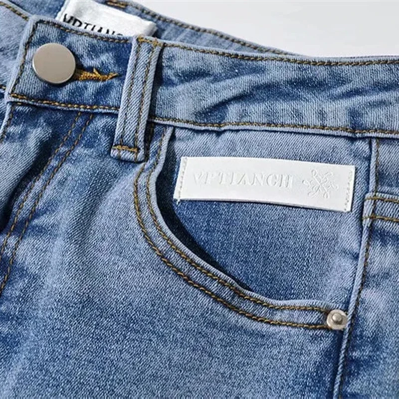 CHICEVER Patchwork Denim Blue Jeans For Women High Waist Straight Side Split Trousers Casual Female Fashion New Clothing 2021
CHICEVER Patchwork Denim Blue Jeans For Women High Waist Straight Side Split Trousers Casual Female Fashion New Clothing 2021