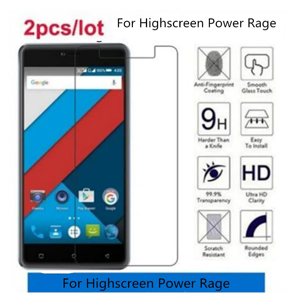 Закаленное стекло для экрана высокой мощности Rage Premium 2.5D защитная пленка |
