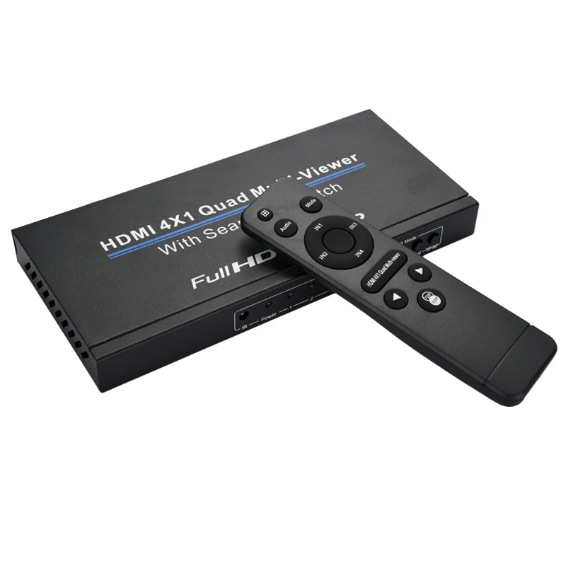 4X1 Multi-Viewe HDMI Quad Sn Real Time Multiviewer with HDMI Seamless Switcher Function Full 3D 1080P Switcher for PC(EU Plu
4X1 Multi-Viewe HDMI Quad Sn Real Time Multiviewer with HDMI Seamless Switcher Function Full 3D 1080P Switcher for PC(EU Plu