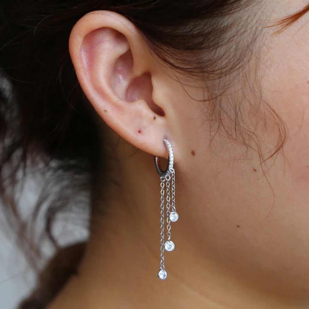 gorgeous women tassel cz hoop earring 925 sterling silver anit allergy fashion female jewelry 925 long chain elelgance ear wire
gorgeous women tassel cz hoop earring 925 sterling silver anit allergy fashion female jewelry 925 long chain elelgance ear wire