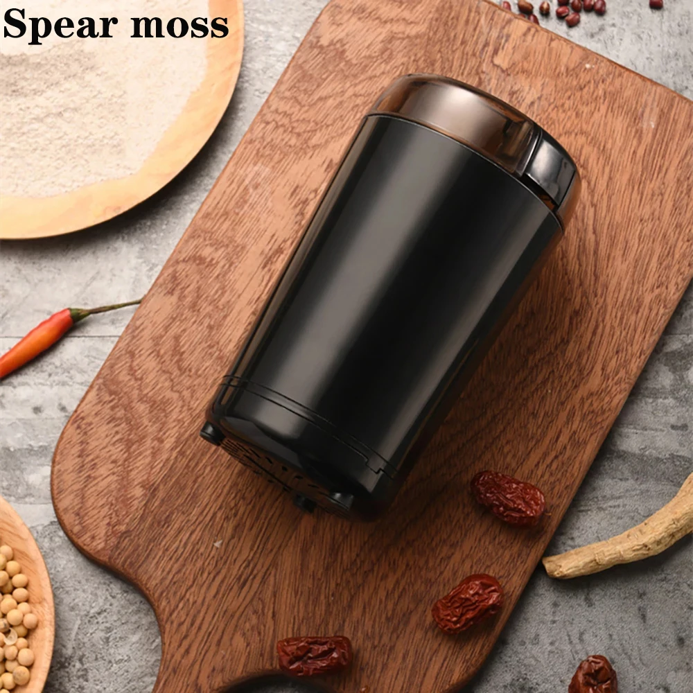 Stainless Steel Coffee Grinder Multi-Functional Electric Weed Grinder Coffee Bean Flour Grinder Household Cereals Small Crusher
Stainless Steel Coffee Grinder Multi-Functional Electric Weed Grinder Coffee Bean Flour Grinder Household Cereals Small Crusher