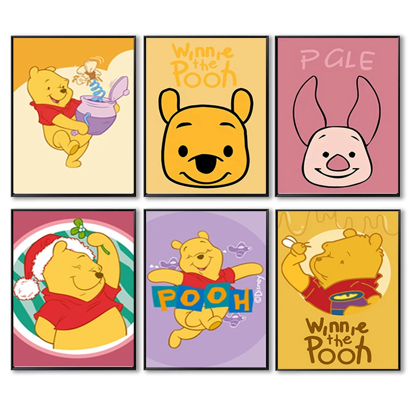Disney Cartoon Winnie The Pooh Piggy Eeyore Cute Canvas Painting Wall Art Poster and Print Wall Art Pictures for Children Room
Disney Cartoon Winnie The Pooh Piggy Eeyore Cute Canvas Painting Wall Art Poster and Print Wall Art Pictures for Children Room