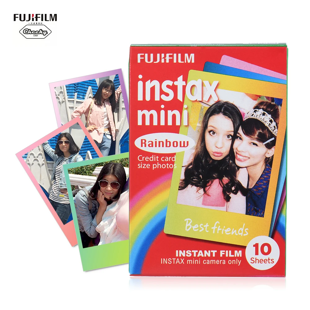 Фотобумага Fujifilm Instax Mini 10 100 листов фотобумага с мгновенным принтом радуга