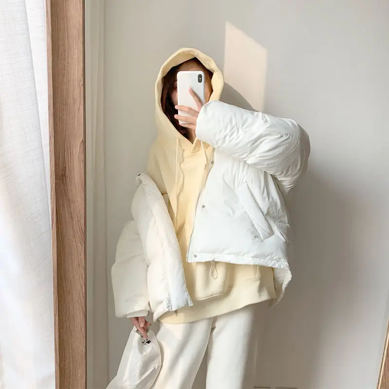 Korean Deeptown Fashion Sweatshirt Women Winter 2020 Warm Plus Velvet Tops Long Sleeve Loose Casual Pullover Solid Hoodies Women
Korean Deeptown Fashion Sweatshirt Women Winter 2020 Warm Plus Velvet Tops Long Sleeve Loose Casual Pullover Solid Hoodies Women