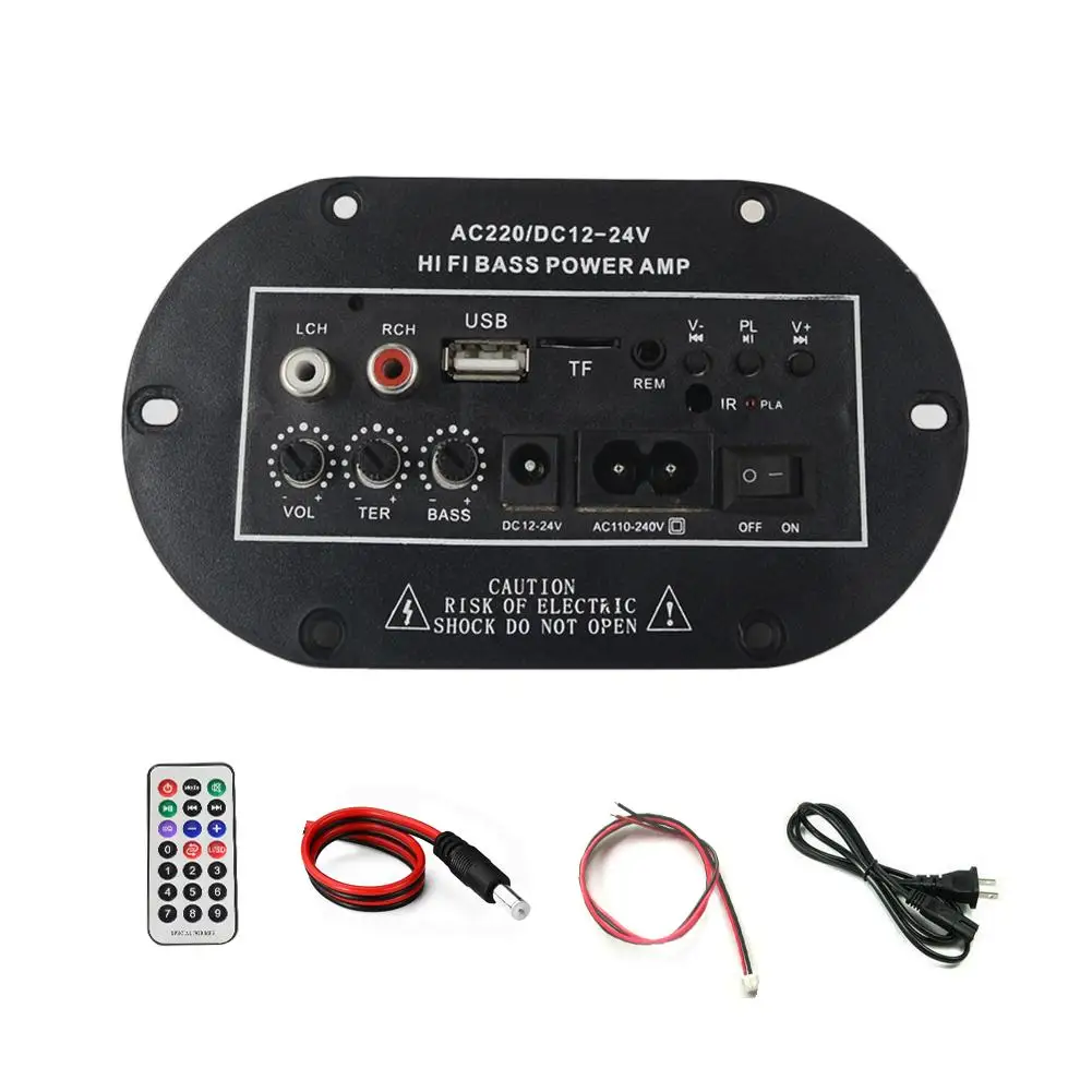 30W Power Amplifier Board Audio Power Amplifier USB Dac FM Radio TF Player Subwoofer Digital Amplifier Built-in Bluetooth
30W Power Amplifier Board Audio Power Amplifier USB Dac FM Radio TF Player Subwoofer Digital Amplifier Built-in Bluetooth