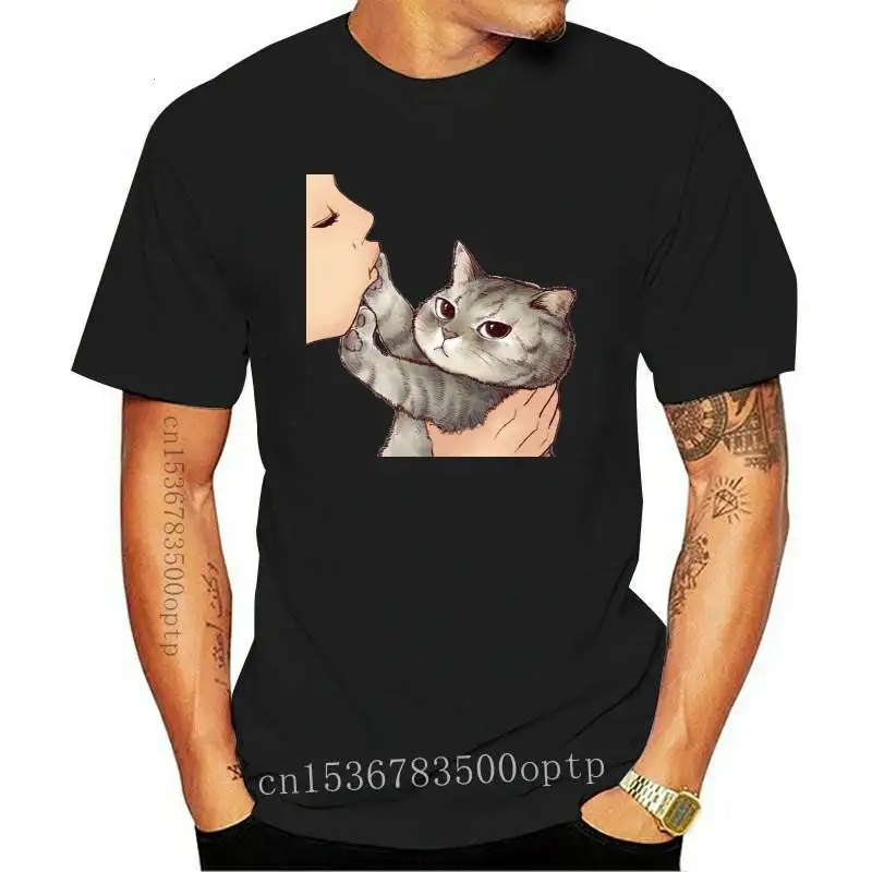 New T Shirts for Women T-shirts Cartoon Cat Funny Kiss Cute Fashion Short Sleeve Print Lady Womens Graphic Top Female Tee T-Shir
New T Shirts for Women T-shirts Cartoon Cat Funny Kiss Cute Fashion Short Sleeve Print Lady Womens Graphic Top Female Tee T-Shir