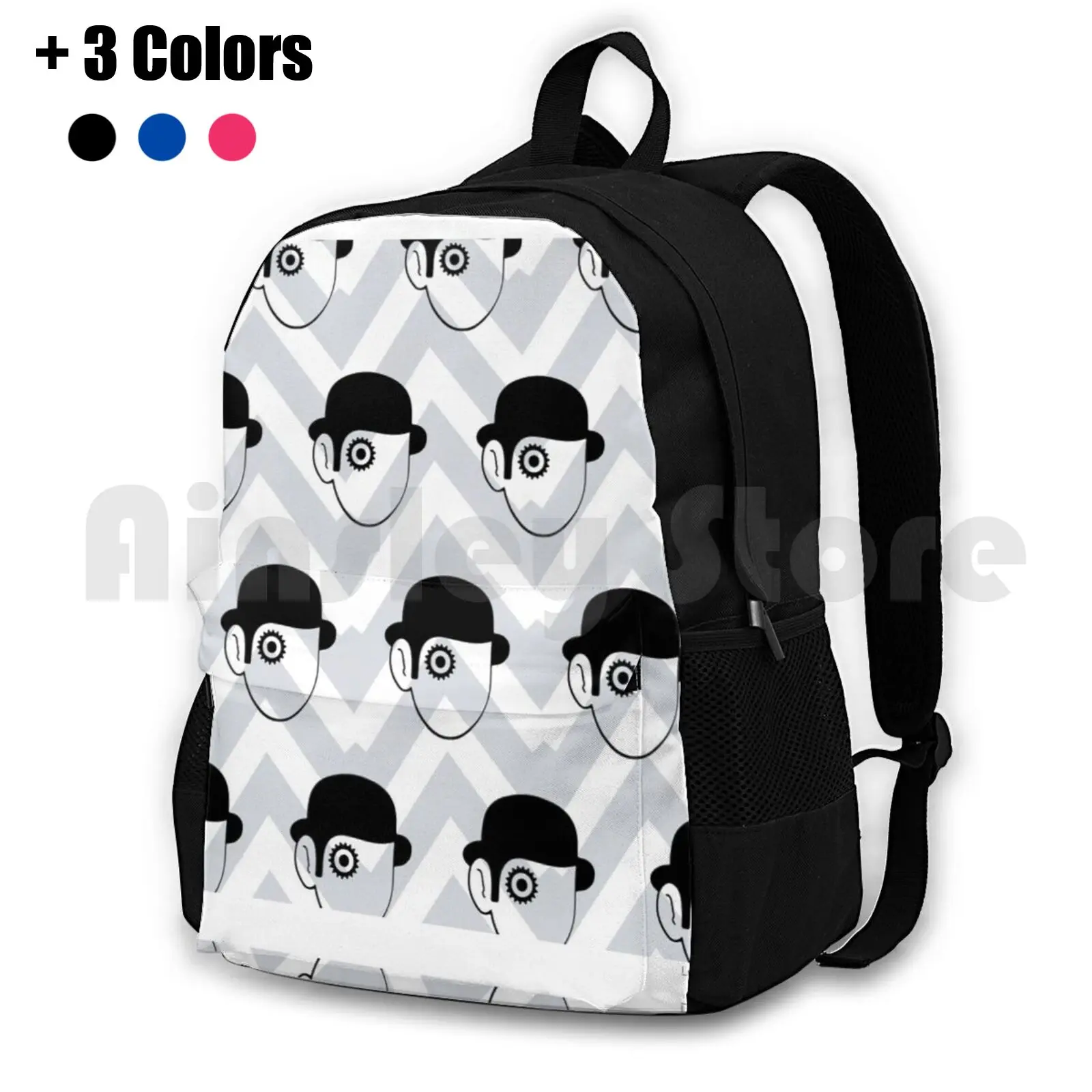 

Clockwork Orange X Twin Peaks Inspired Outdoor Hiking Backpack Waterproof Camping Travel Clockwork Orange Twin Peaks Cult Movie