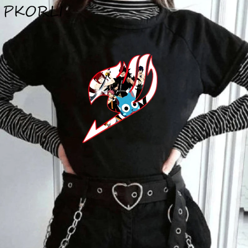 Fairy Tail Anime Tshirt Women Cotton Janpan Manga Women's T-shirts Harajuku Summer Short Sleeve Tee Shirt Femme Unisex Tee Shirt
Fairy Tail Anime Tshirt Women Cotton Janpan Manga Women's T-shirts Harajuku Summer Short Sleeve Tee Shirt Femme Unisex Tee Shirt