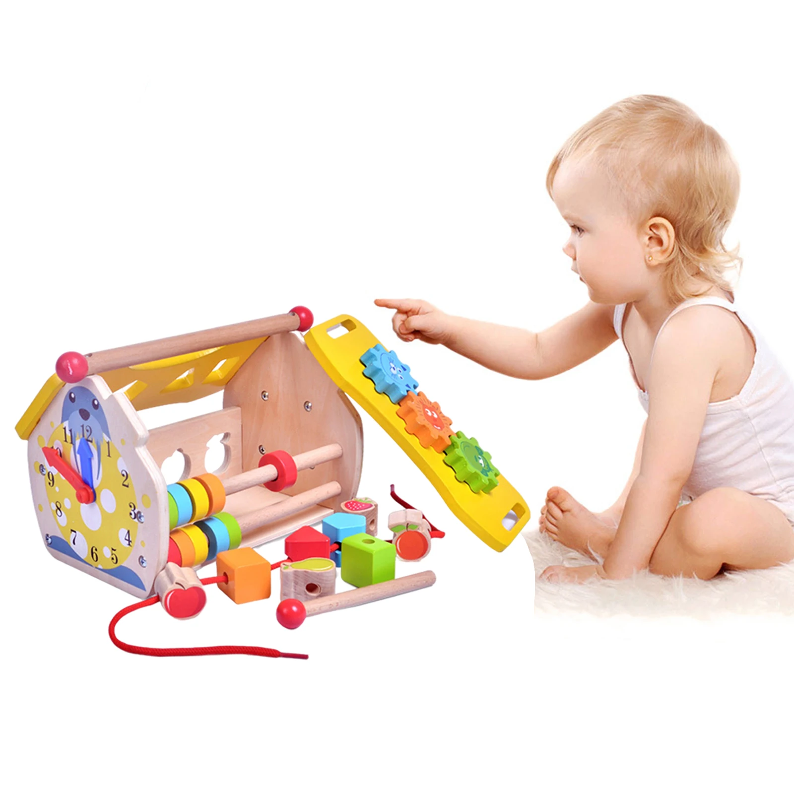 Kids Montessori Wooden Toy Early Fun Montessori Training Toy Develop Motor Skills Kids Children for Girls Birthday Gifts
Kids Montessori Wooden Toy Early Fun Montessori Training Toy Develop Motor Skills Kids Children for Girls Birthday Gifts