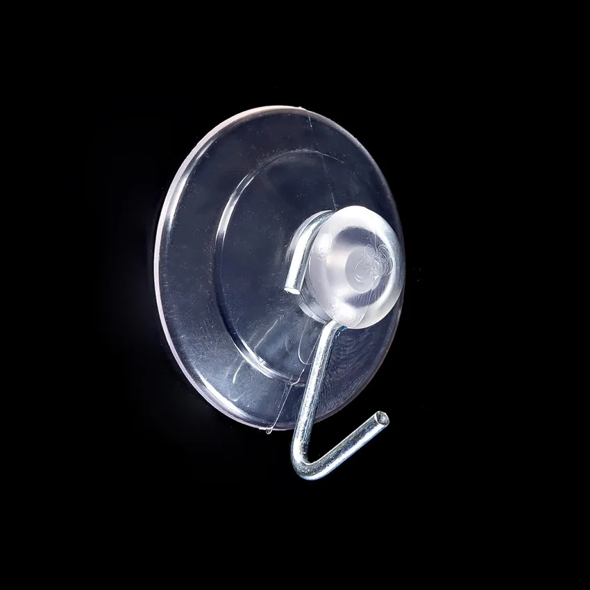 POP Пластик всасывания Haning крюк сачера чашка диаметр основания. 4 см прозрачный