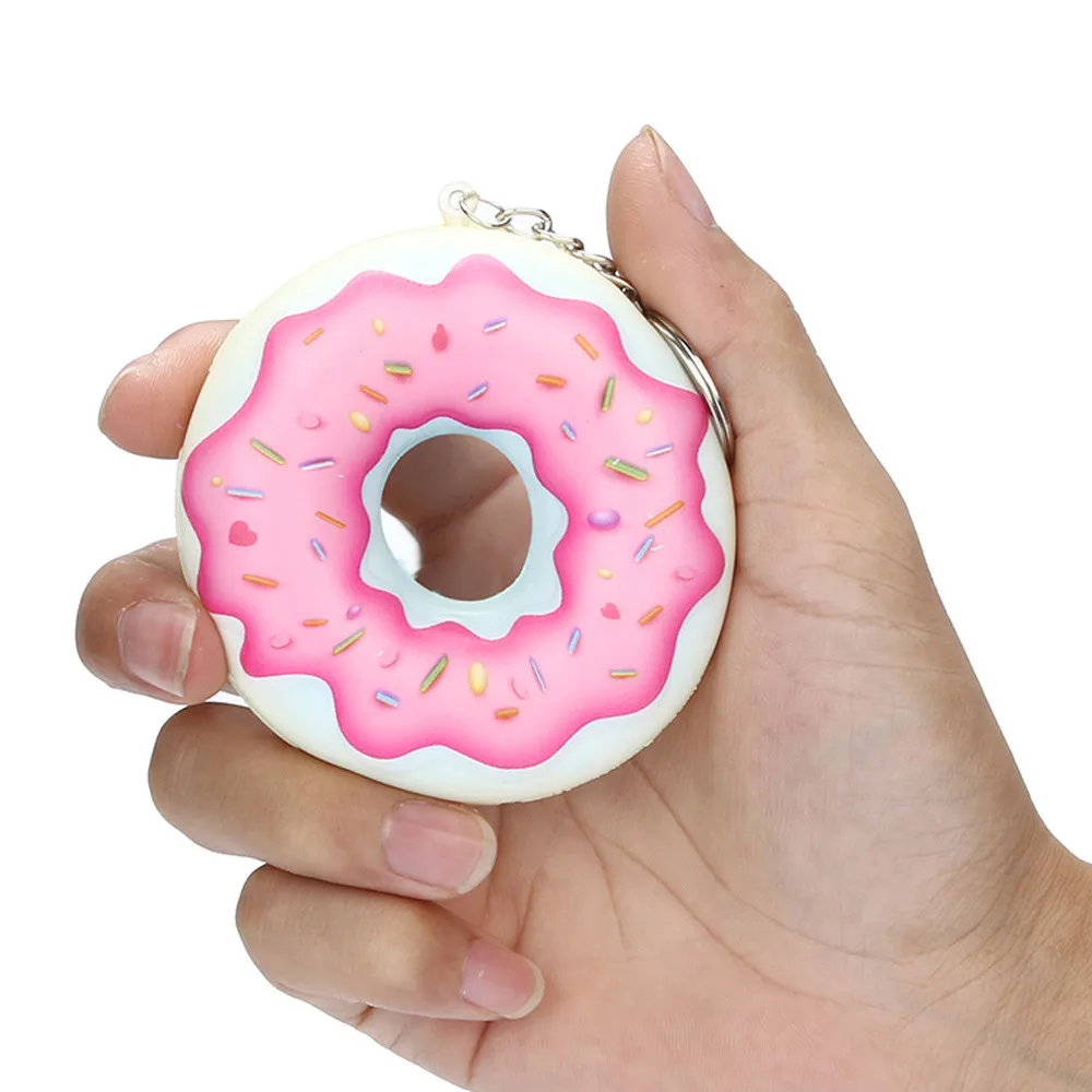 Simulation Doughnut Squishy Toys Slow Rising Cream Scented Keychain Toys Поп Ит Fidget Decompression Toy For Kids Adult#fs
Simulation Doughnut Squishy Toys Slow Rising Cream Scented Keychain Toys Поп Ит Fidget Decompression Toy For Kids Adult#fs