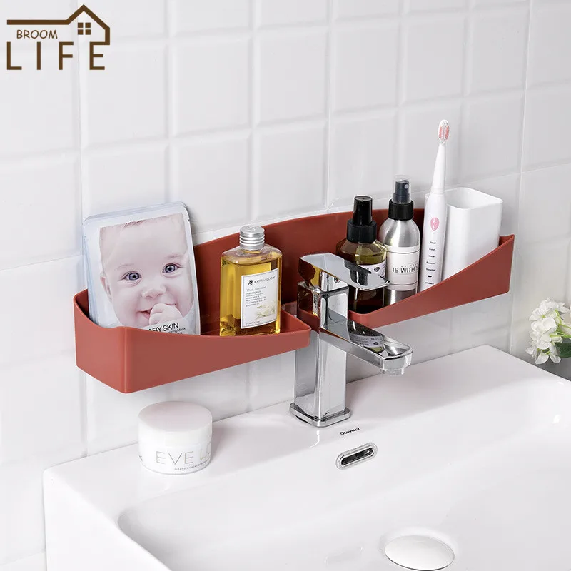 Bathroom Floating Shelf 1PC Plastic Shower Shampoo Organizer Wall Mount WC Rack Kitchen Storage Soap Holder Bathroom Accessories
Bathroom Floating Shelf 1PC Plastic Shower Shampoo Organizer Wall Mount WC Rack Kitchen Storage Soap Holder Bathroom Accessories