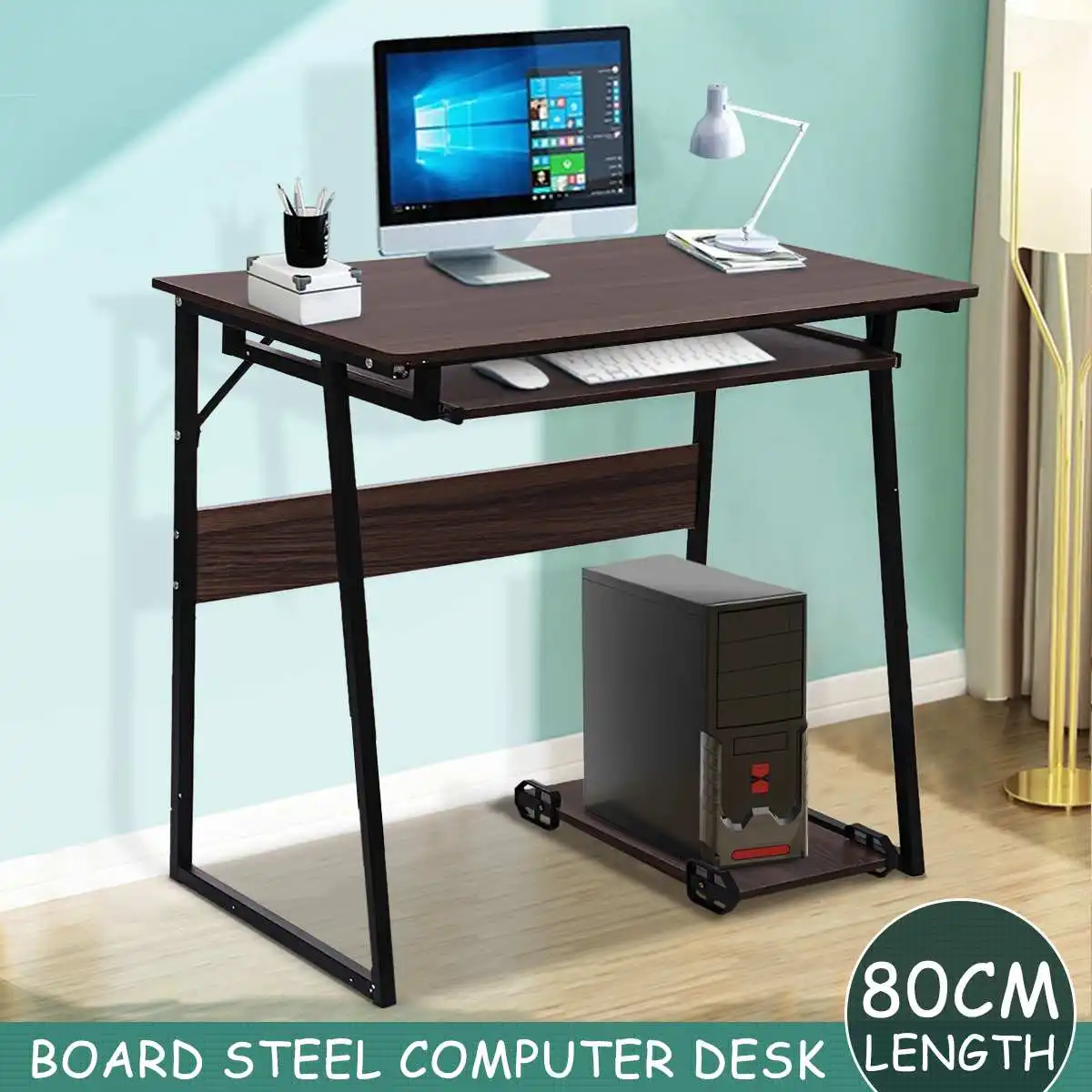 Industrial Style PC Computer Table Laptop Desk with Keyboard Bracket Writing Desks Office Furniture
Industrial Style PC Computer Table Laptop Desk with Keyboard Bracket Writing Desks Office Furniture