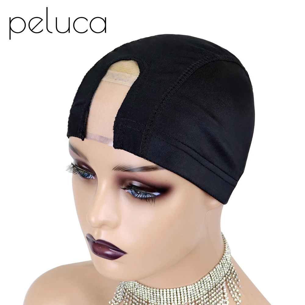 

1 Pc Black Dome Cornrow Wig Caps Easier Sew In Hair Stretchable Weaving Cap Elastic Nylon Breathable Mesh Net hairnet