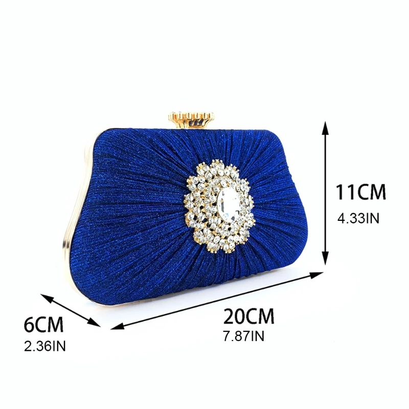 Diamante Crystal Wedding Prom Purse Clutch Handbag Bag Evening Clutch Bag Coin Purse Wedding for Formal Party Attractive
Diamante Crystal Wedding Prom Purse Clutch Handbag Bag Evening Clutch Bag Coin Purse Wedding for Formal Party Attractive