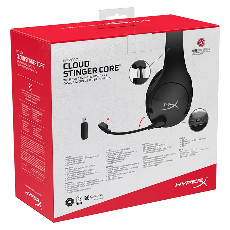 Earphone HyperX Cloud Stinger Core Wireless Gaming Headset With 7.1 Surround Sound Noise reduction Headphones 
Earphone HyperX Cloud Stinger Core Wireless Gaming Headset With 7.1 Surround Sound Noise reduction Headphones