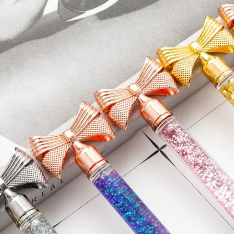 12PCS Gold Powder Oil Bow Metal Ballpoint Pen Stationery Novelty Pens for Writing,Ball Point Pen School Supplies
12PCS Gold Powder Oil Bow Metal Ballpoint Pen Stationery Novelty Pens for Writing,Ball Point Pen School Supplies