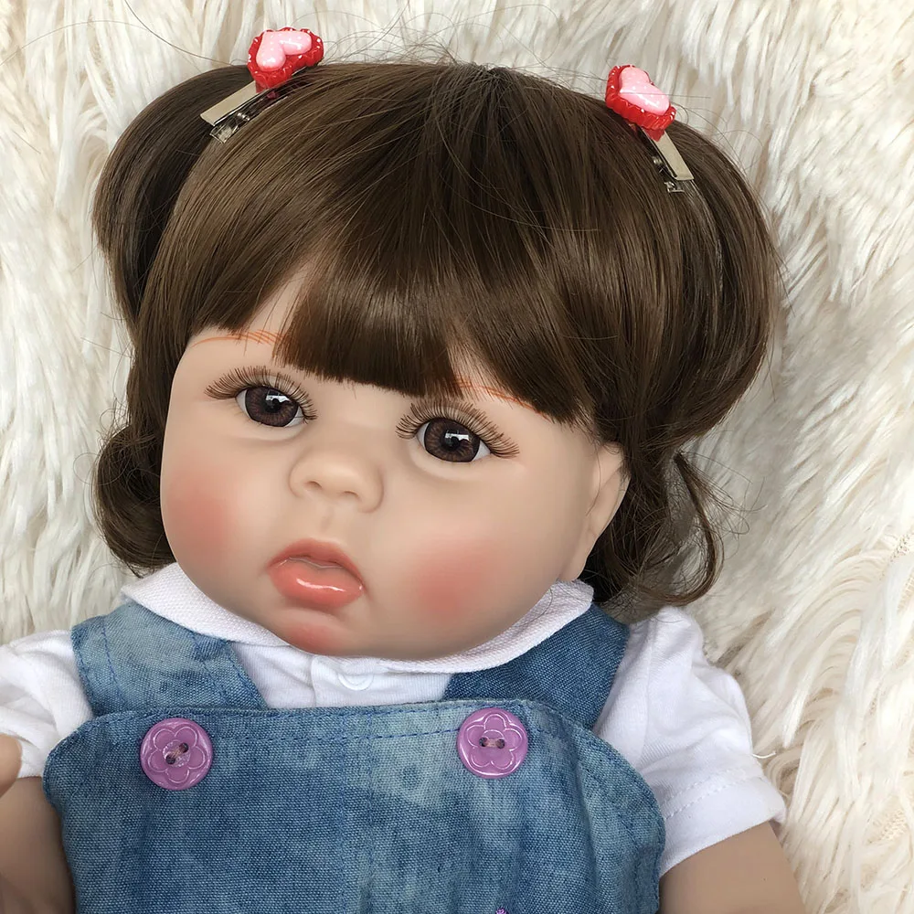 Реалистичная виниловая Милая Полностью виниловая кукла-младенец, 47 см, силиконовая кукла «сделай сам», мягкие куклы, подарок на день рожден... 
Реалистичная виниловая Милая Полностью виниловая кукла-младенец, 47 см, силиконовая кукла «сделай сам», мягкие куклы, подарок на день рожден...