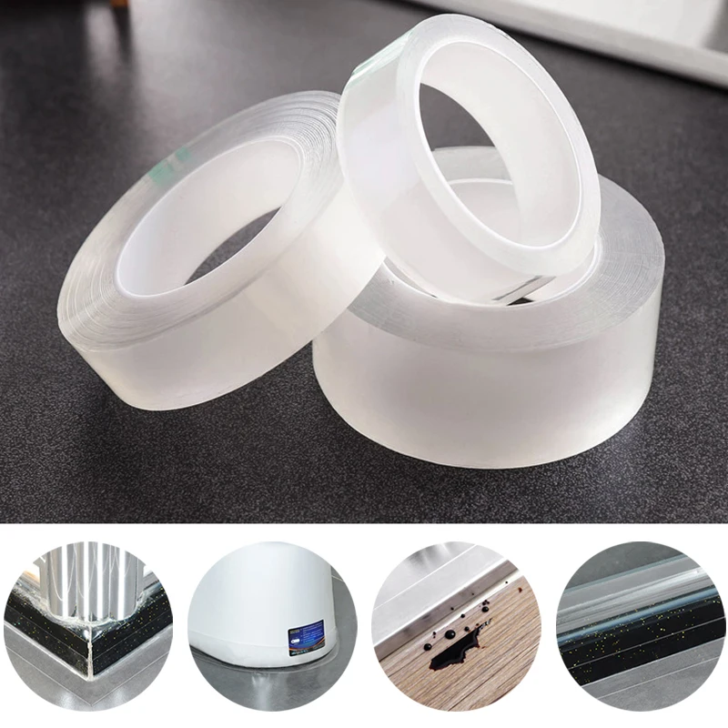 1Pc Roll Waterproof Kitchen Sink Waterproof Sticker Anti-mold Waterproof Tape Bathroom Countertop Toilet Gap Kitchen Supplies
1Pc Roll Waterproof Kitchen Sink Waterproof Sticker Anti-mold Waterproof Tape Bathroom Countertop Toilet Gap Kitchen Supplies