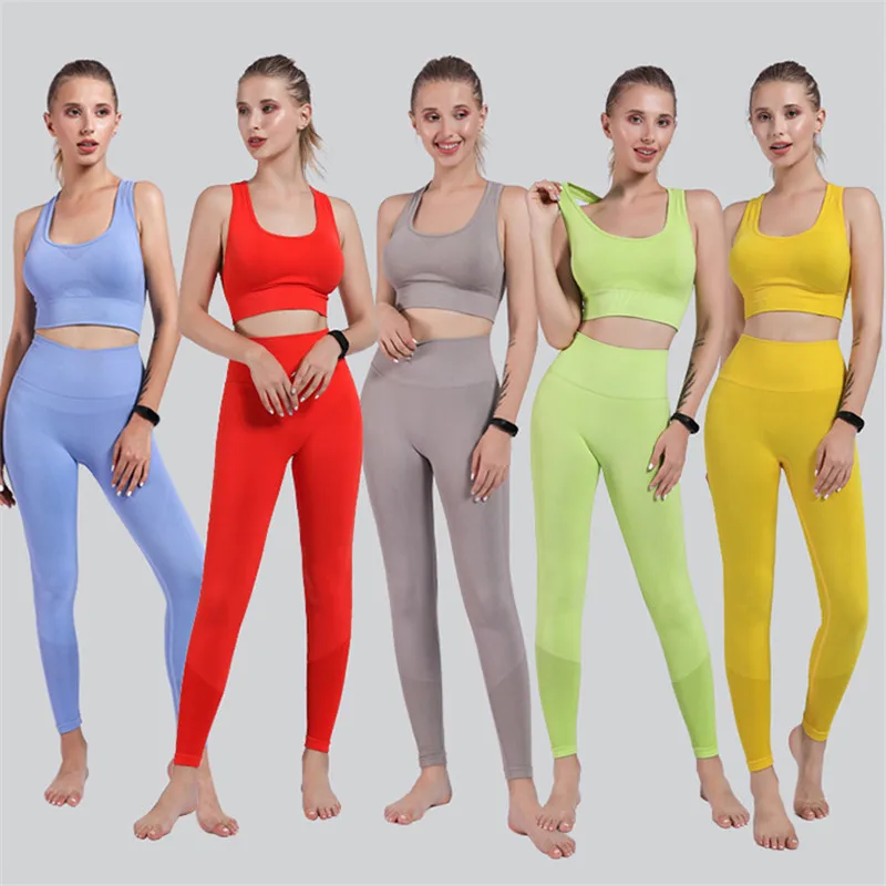 Seamless Women Yoga Set Fitness Suit Gym Sportswear Yoga Bra High Waist Leggings Outfits Tights Workout Clothing 2pcs Sets
Seamless Women Yoga Set Fitness Suit Gym Sportswear Yoga Bra High Waist Leggings Outfits Tights Workout Clothing 2pcs Sets