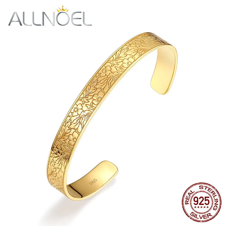 ALLNOEL, серебряные браслеты 925 пробы для женщин, изысканный цветок, текстура, дизайн, браслет, светильник, Роскошные позолоченные ювелирные изд...
ALLNOEL, серебряные браслеты 925 пробы для женщин, изысканный цветок, текстура, дизайн, браслет, светильник, Роскошные позолоченные ювелирные изд...
