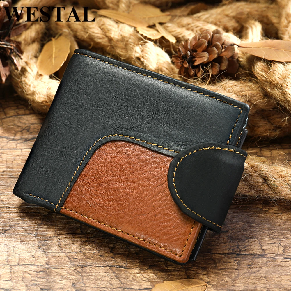 WESTAL men's wallet genuine leather men's purse for men credit card holder male purse slim vingate wallet short money bags 7037
WESTAL men's wallet genuine leather men's purse for men credit card holder male purse slim vingate wallet short money bags 7037