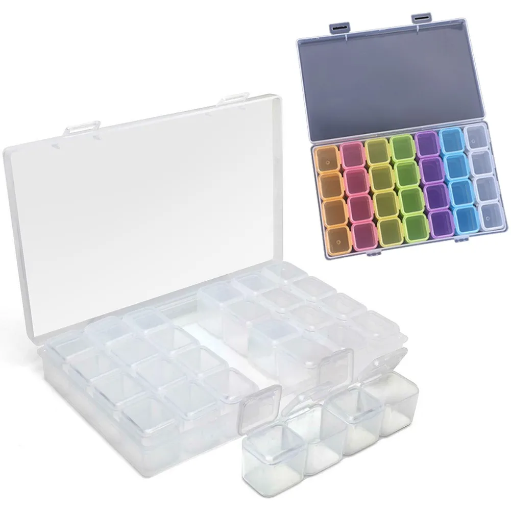 28 Diamond Painting Storage Boxes Bead Organiser Tray Art Beads Embroidery Case Beads Box IGadgitz Home Beads Organiser Holder
28 Diamond Painting Storage Boxes Bead Organiser Tray Art Beads Embroidery Case Beads Box IGadgitz Home Beads Organiser Holder