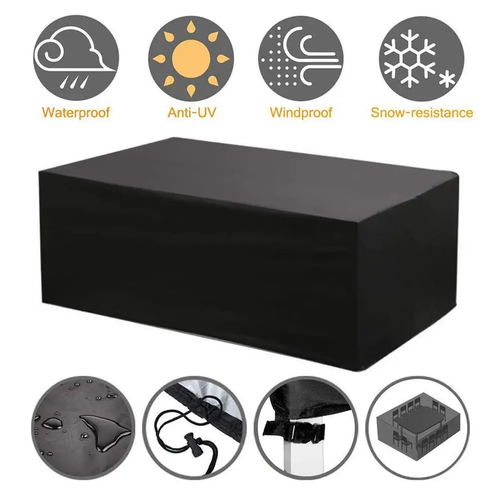 Waterproof Outdoor Patio Garden Furniture Covers Rain Snow Chair covers for Sofa Table Chair Dust Proof Cover
Waterproof Outdoor Patio Garden Furniture Covers Rain Snow Chair covers for Sofa Table Chair Dust Proof Cover