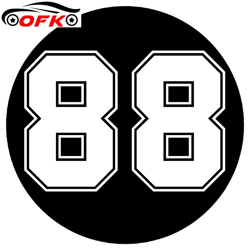 number 88 funny vinyl car sticker waterproof decal stickers on truck bumper rear window
number 88 funny vinyl car sticker waterproof decal stickers on truck bumper rear window